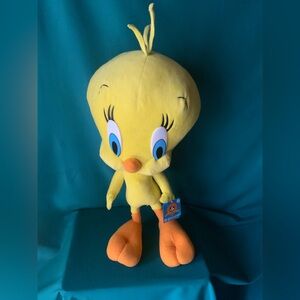 Looney Tunes Tweety Bird Yellow and Orange Bird Plush Toy, NWT